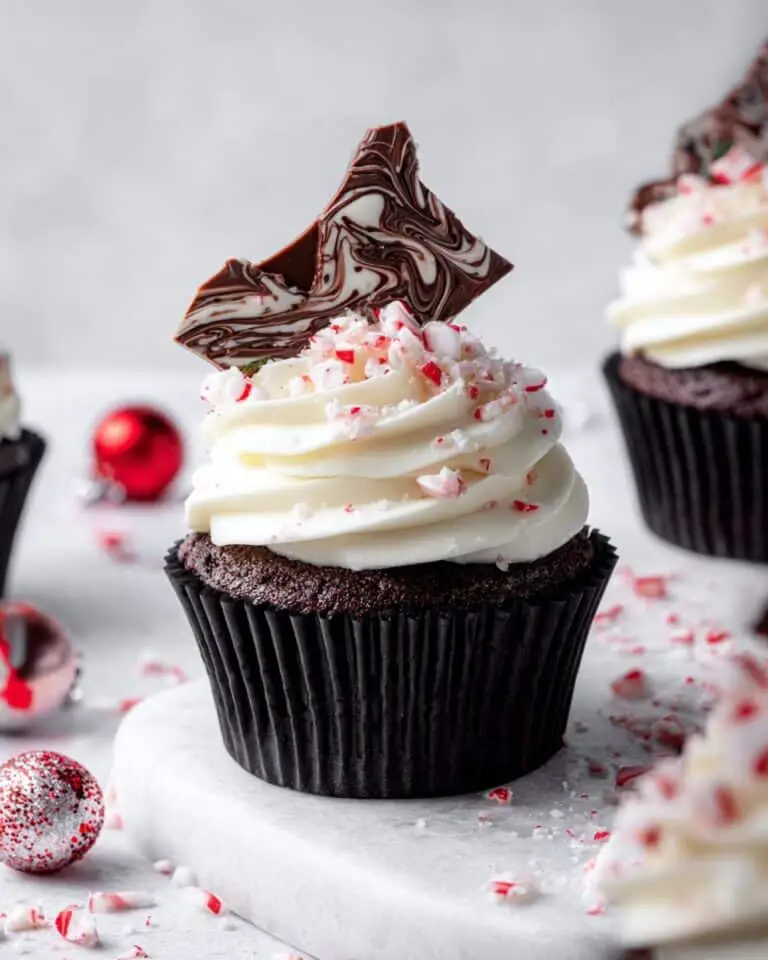 Peppermint Bark Cupcakes Recipe