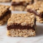 No Bake Chocolate Filled Oat Bars Recipe
