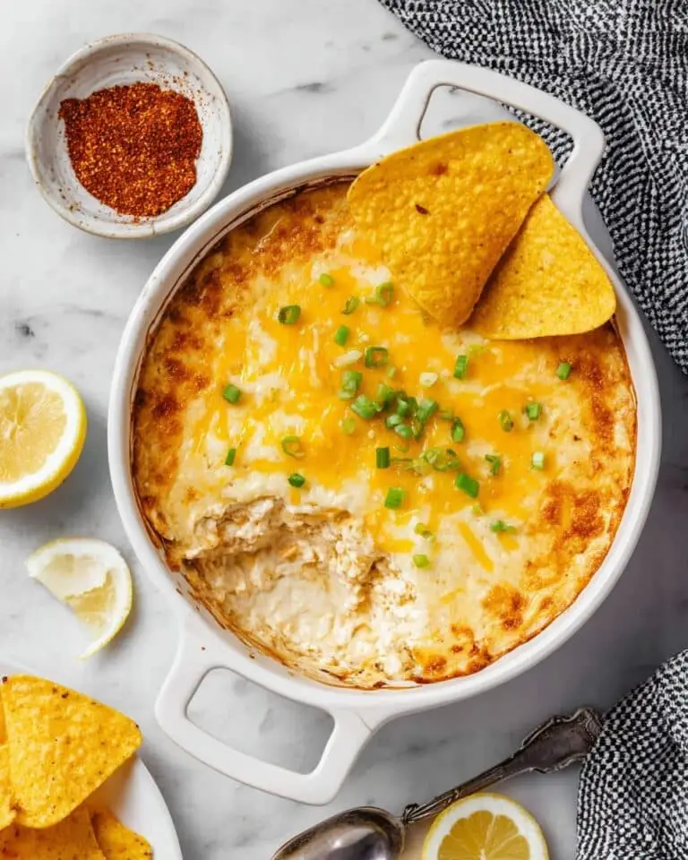 Baked Crab Dip with Cream Cheese and Green Onions Recipe