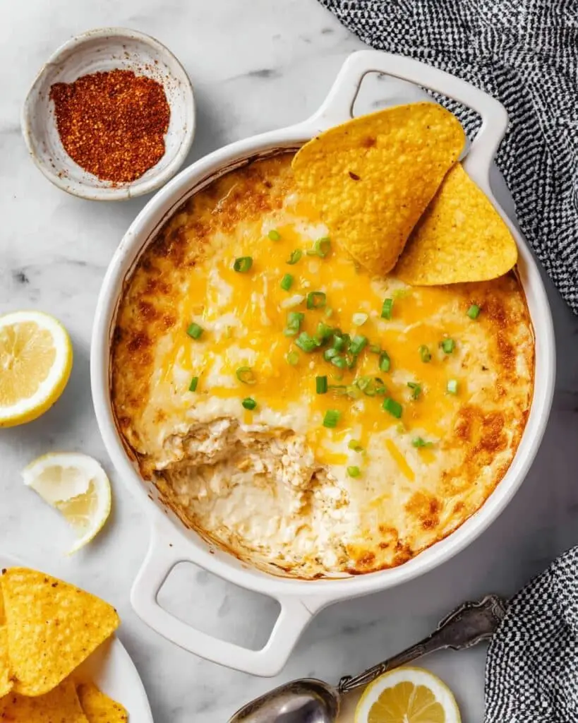 Baked Crab Dip with Cream Cheese and Green Onions Recipe
