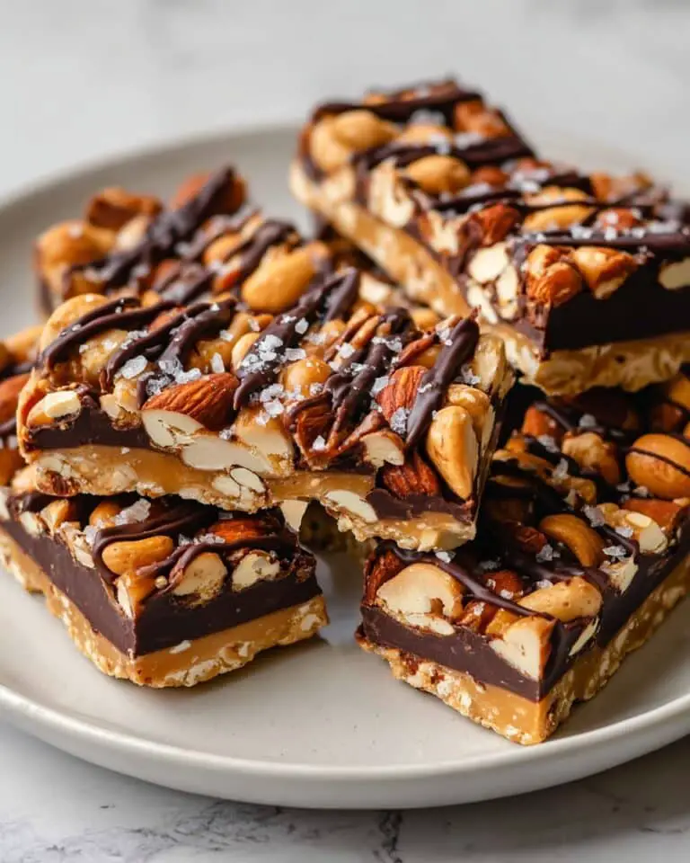Dark Chocolate and Sea Salt Nut Bars Recipe