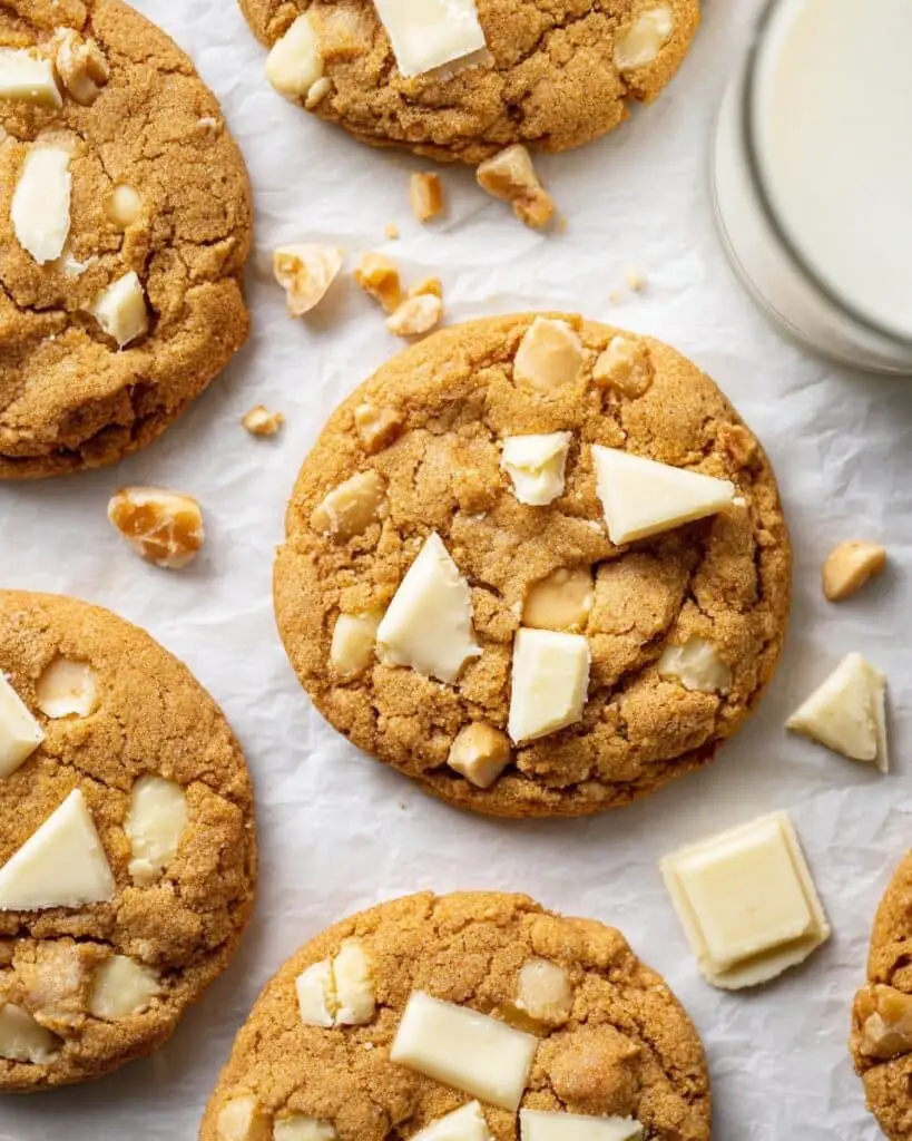 Brown Butter White Chocolate Macadamia Nut Cookies Recipe