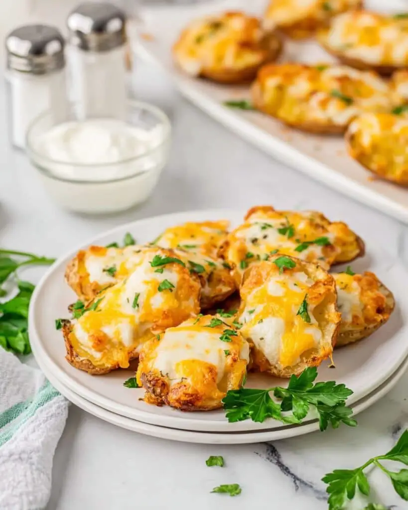 Cheesy Smashed Potatoes Recipe