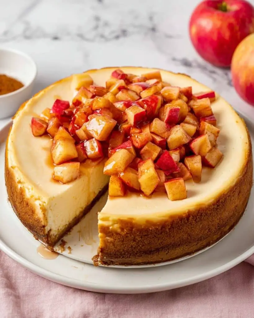 Cinnamon Apple Cheesecake Recipe
