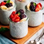 Creamy Yogurt Chia Pudding with Fresh Fruit and Nuts Recipe