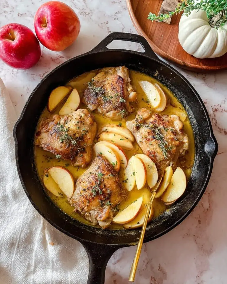Apple Cider Braised Chicken Thighs Recipe