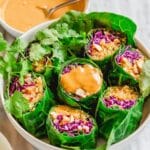 Chickpea Curry Collard Wraps Recipe