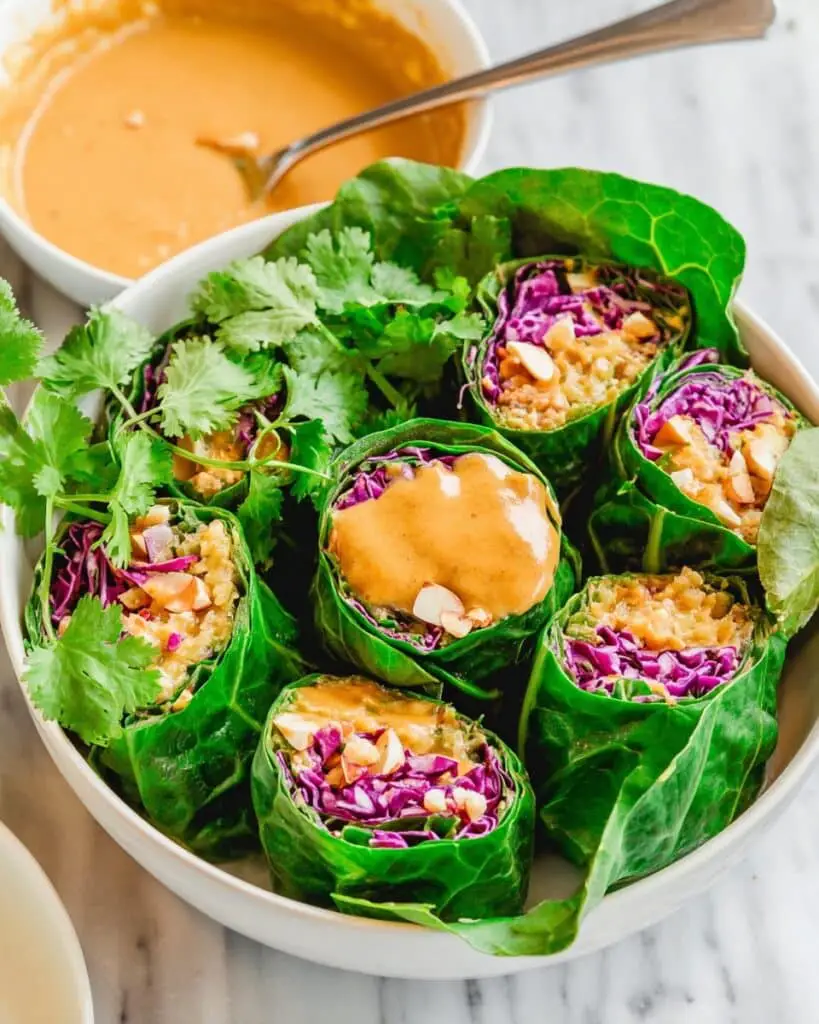 Chickpea Curry Collard Wraps Recipe