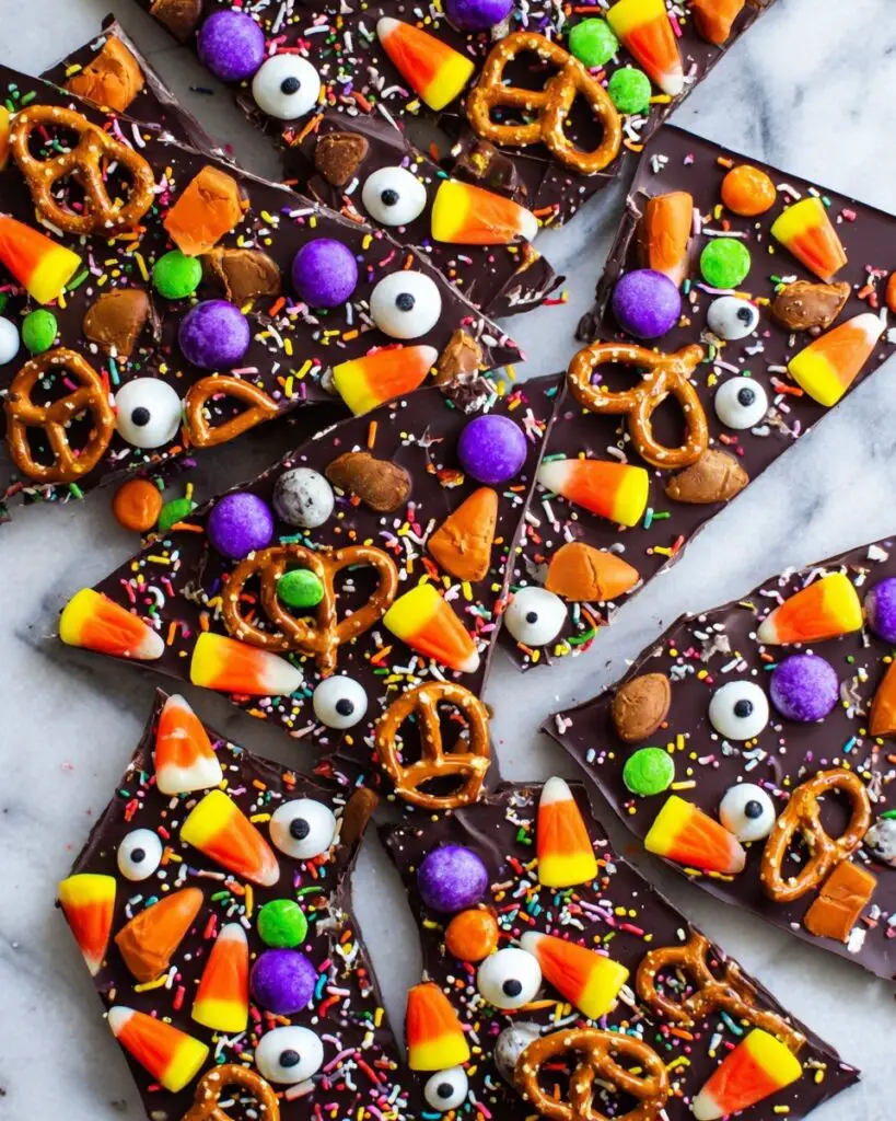 Spooky Chocolate Bark Recipe