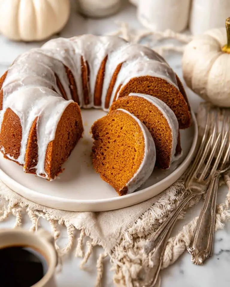 Pumpkin Bundt Cake with Browned Butter Glaze Recipe
