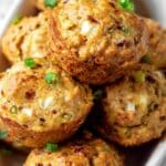 Savory Breakfast Biscuits with Chicken Sausage, Sun-Dried Tomatoes, and Feta Recipe