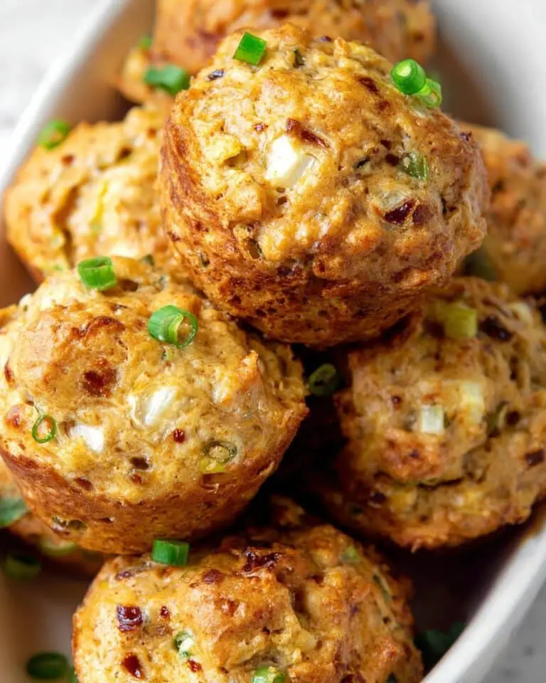 Savory Breakfast Biscuits with Chicken Sausage, Sun-Dried Tomatoes, and Feta Recipe