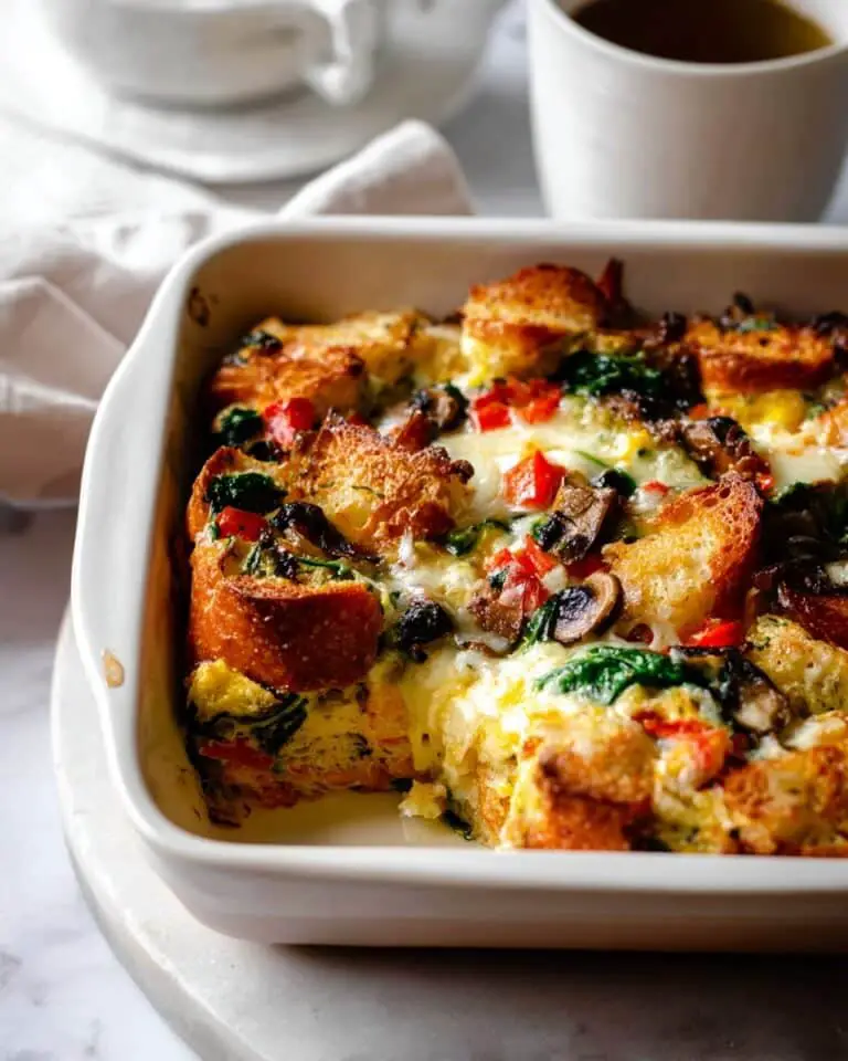 Vegetarian Breakfast Strata Recipe