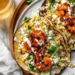 Easy Shrimp Tacos with Creamy Salsa Verde Recipe