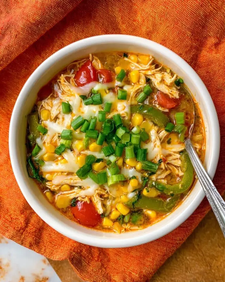 Slow Cooker Chicken Fajita Soup Recipe