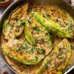Creamy Garlic Parmesan Cajun Cabbage Recipe