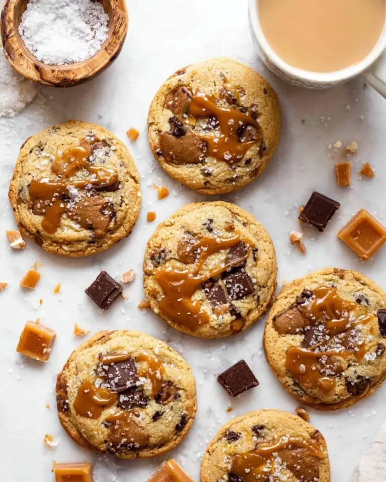 Caramel Chocolate Chip Cookies Recipe