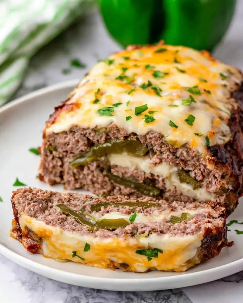 Philly Cheesesteak Meatloaf Recipe