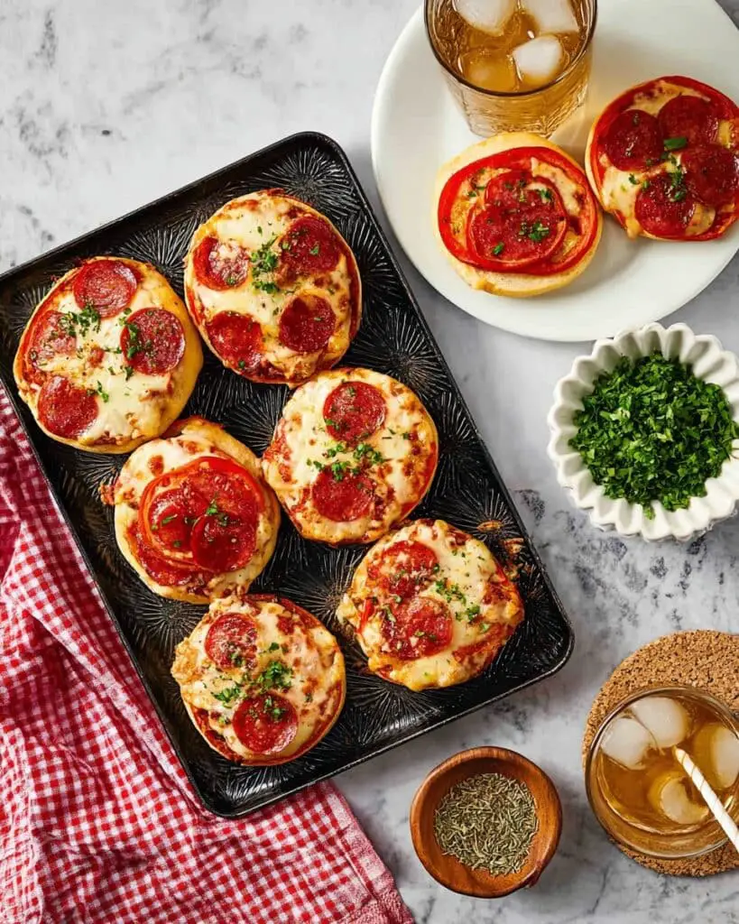 Air Fryer Pizza Bagels Recipe
