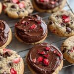 Chocolate Dipped Strawberry Chocolate Chip Cookies (Refined Sugar Free) Recipe