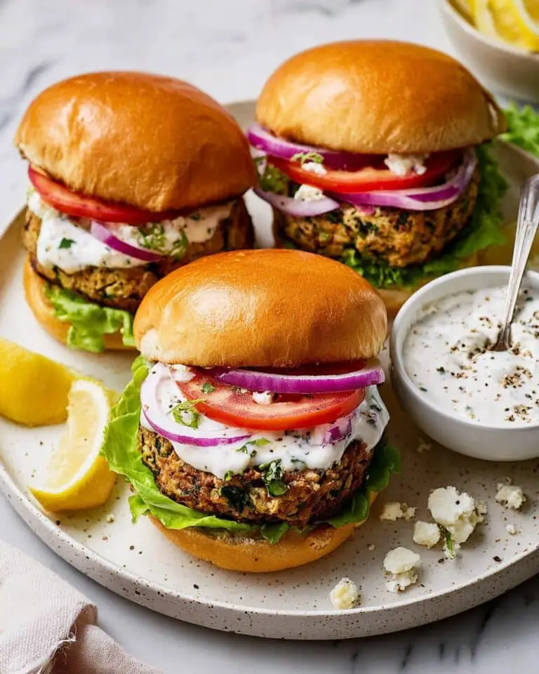 Greek Turkey Burgers Recipe