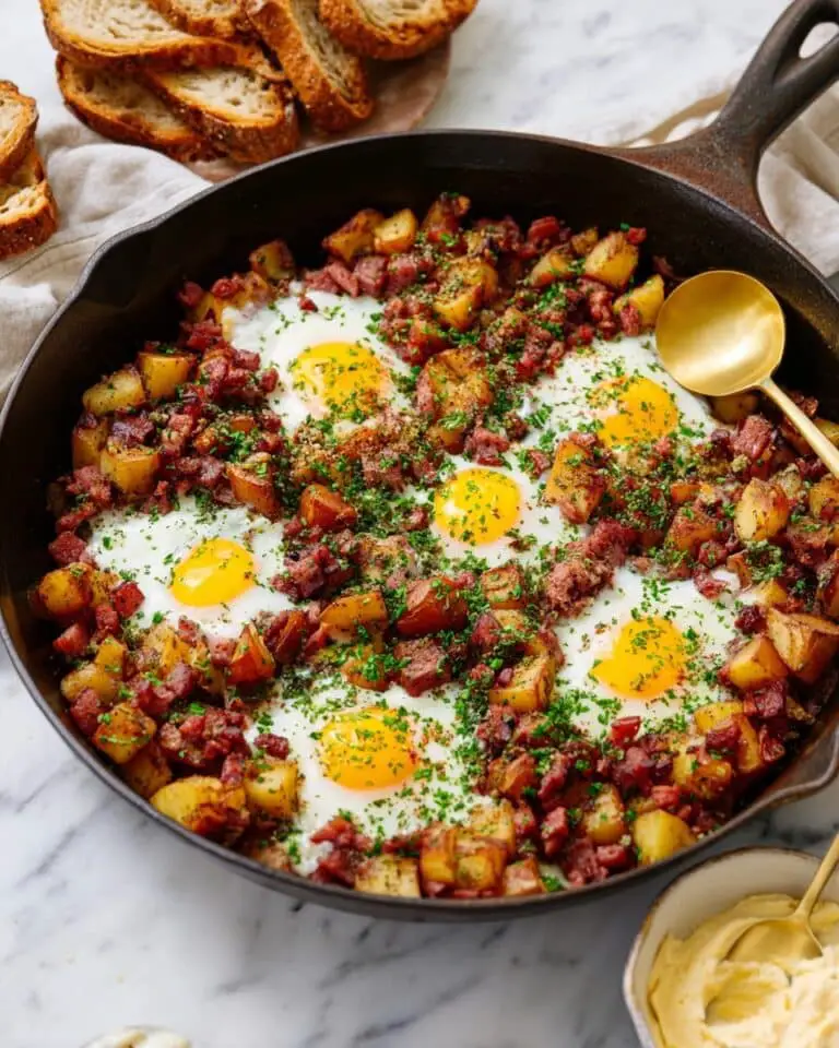 Corned Beef Hash and Eggs (Crispy Skillet Recipe) Recipe