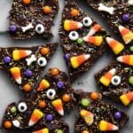 Halloween Candy and Snack Chocolate Bark Recipe