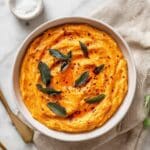 Brown Butter Mashed Butternut Squash with Crispy Sage Recipe
