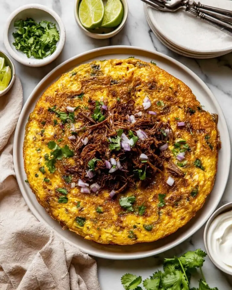Birria Frittata with Leftover Beef Stew Recipe