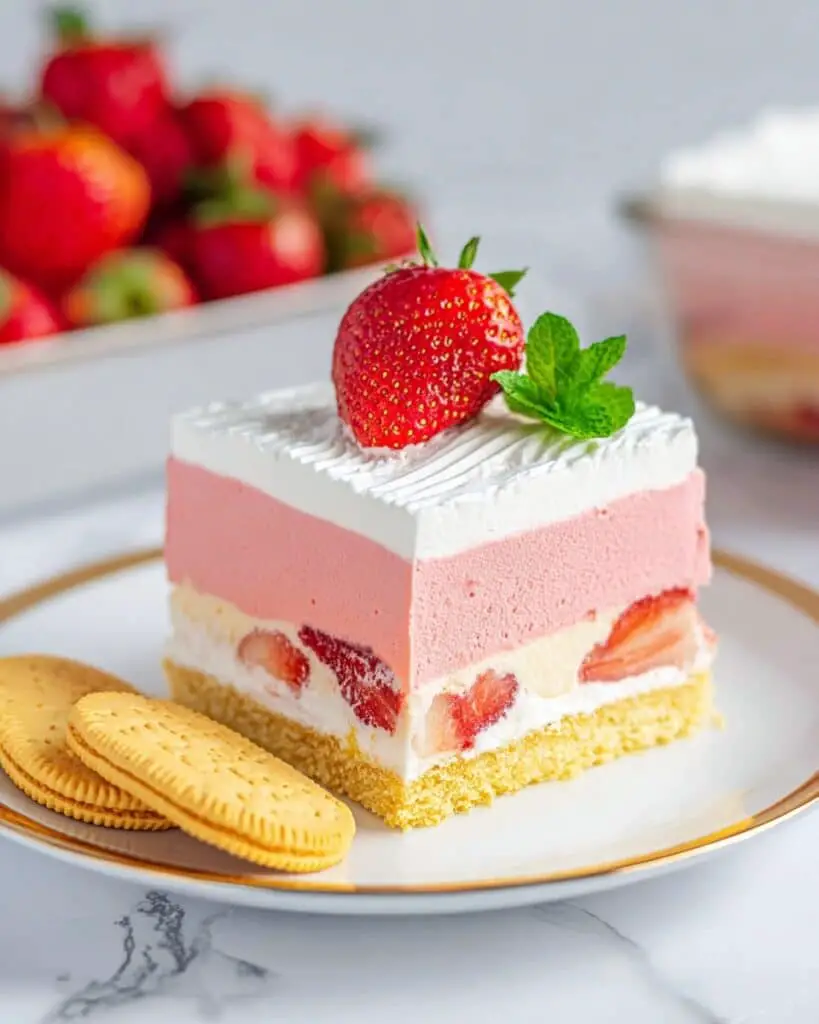 Strawberry Delight Oreo Cheesecake Recipe