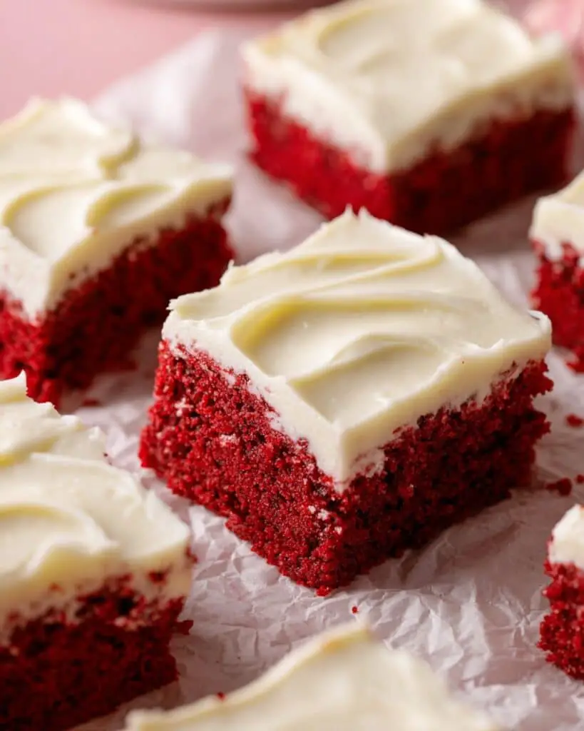 Red Velvet Sheet Pan Cake with Cream Cheese Frosting Recipe