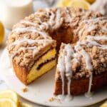 Extra Moist Lemon Coffee Cake with Icing Recipe