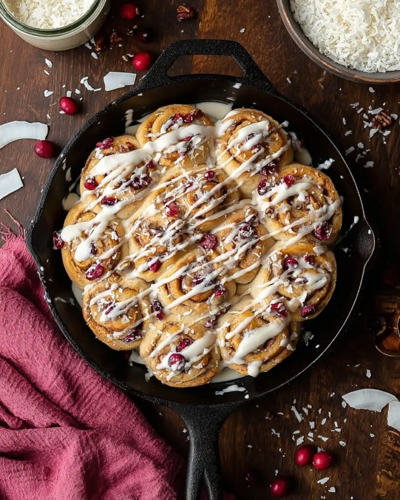 Cranberry White Chocolate Rolls Recipe
