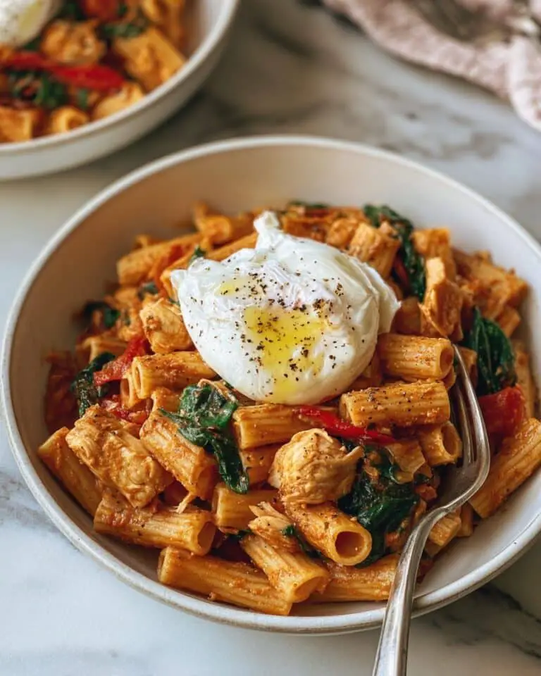 Creamy Tomato Pesto Pasta with Chicken Recipe