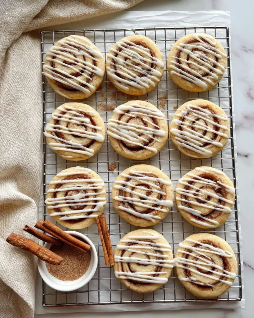 Cinnamon Roll Sugar Cookies Recipe