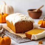 Pumpkin Bread with Cream Cheese Frosting Recipe