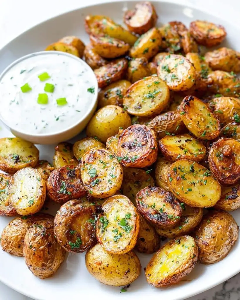 Easy Garlic Butter Baby Potatoes (Crispy Recipe) Recipe