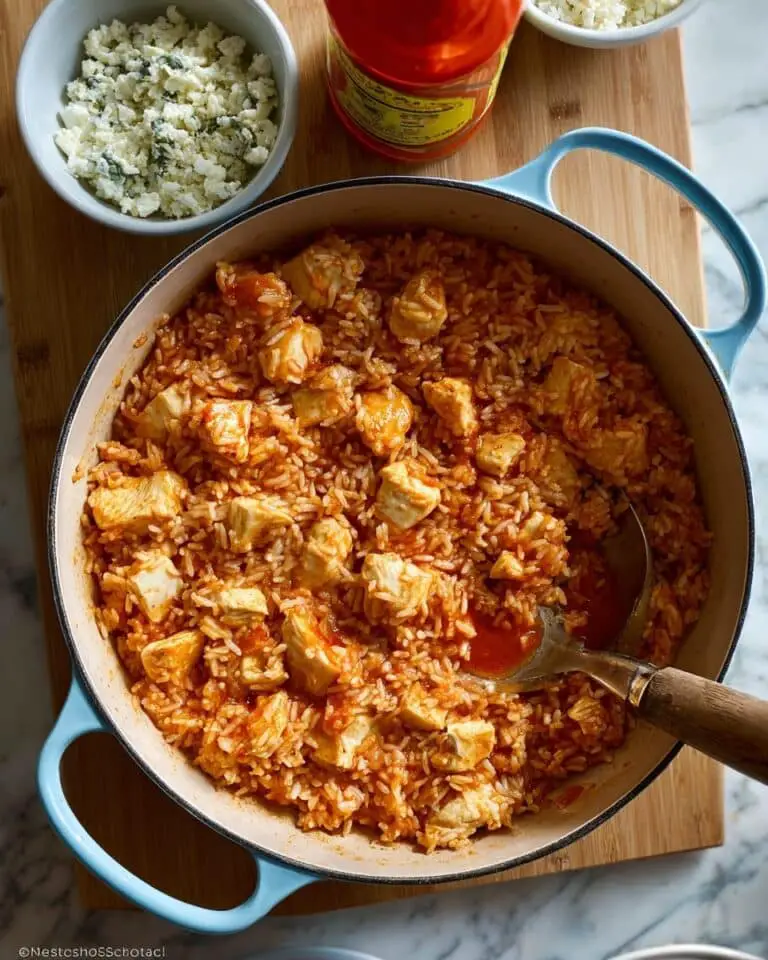 Buffalo Chicken and Rice Skillet Recipe
