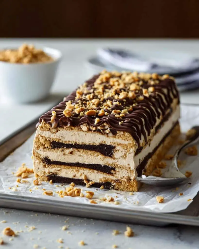 Chocolate Peanut Butter Ice Box Cake Recipe