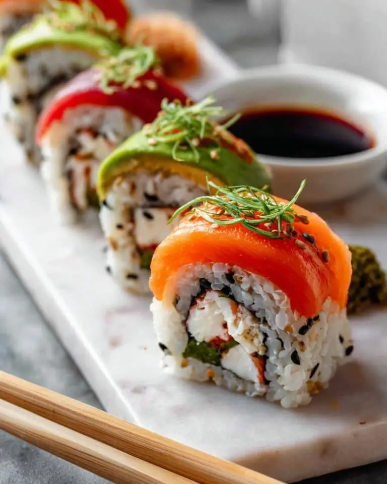 Rainbow Roll Sushi Recipe