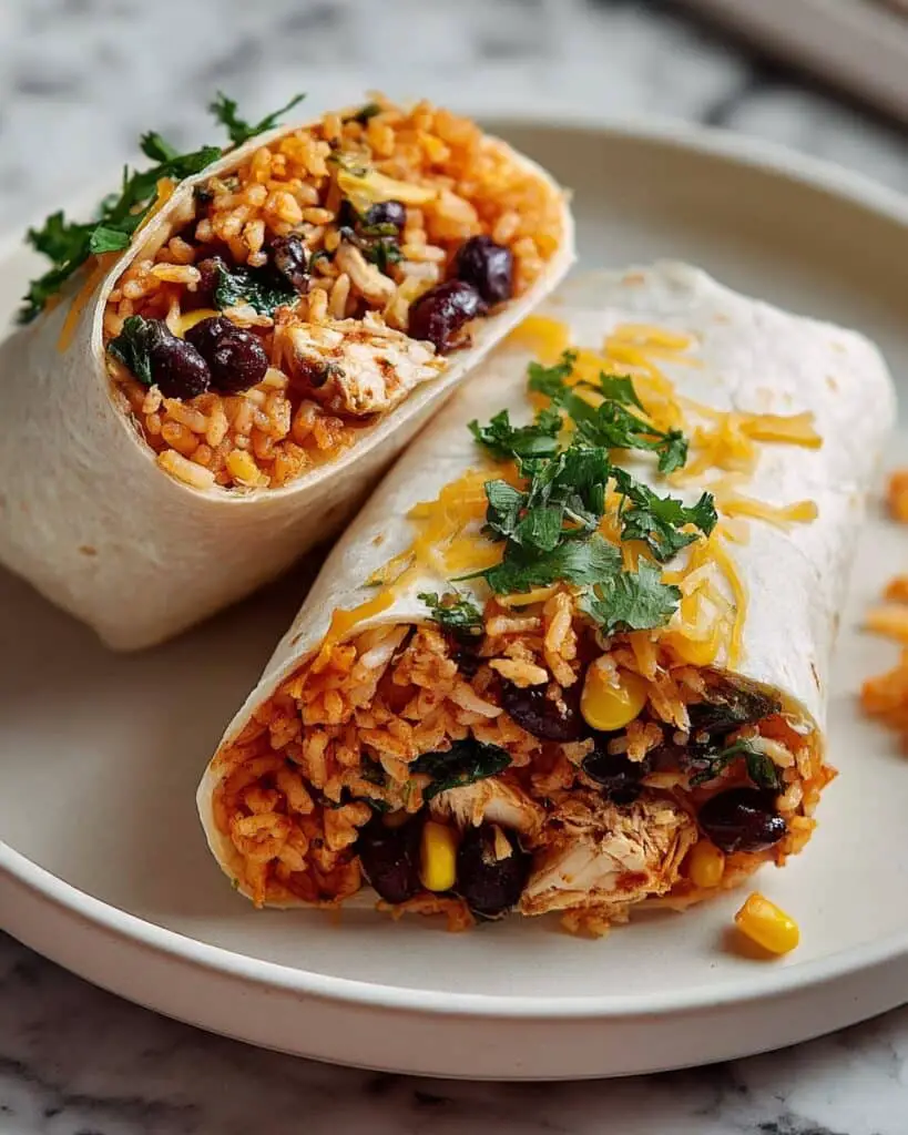 Instant Pot Chicken Burritos Recipe