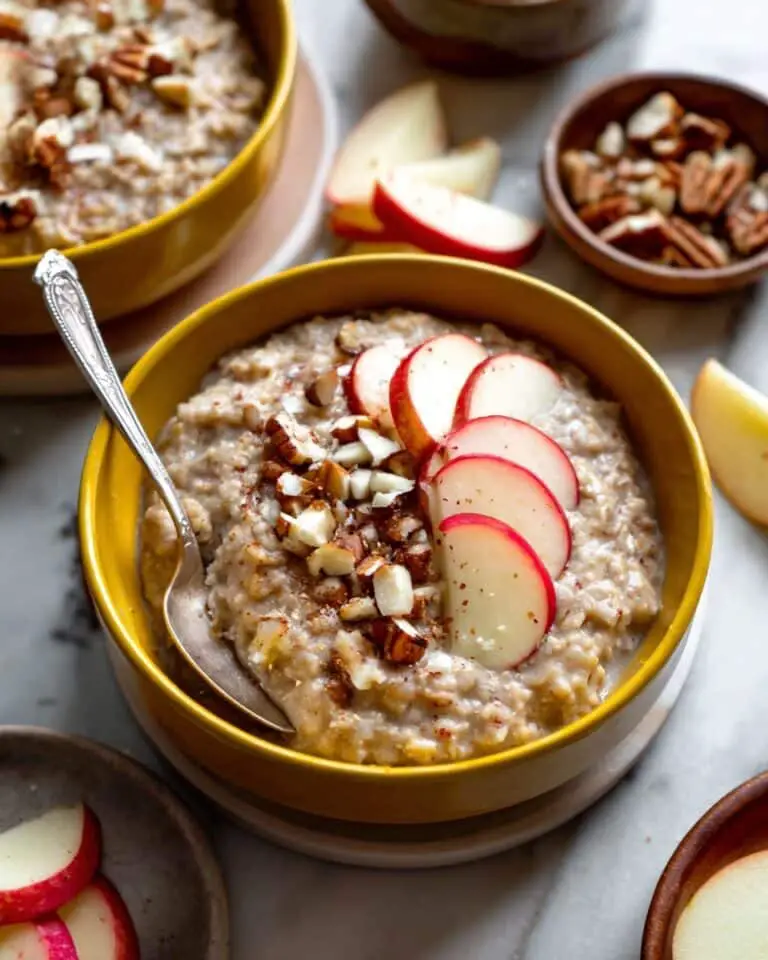 Slow Cooker Apple Pie Steel Cut Oats Recipe