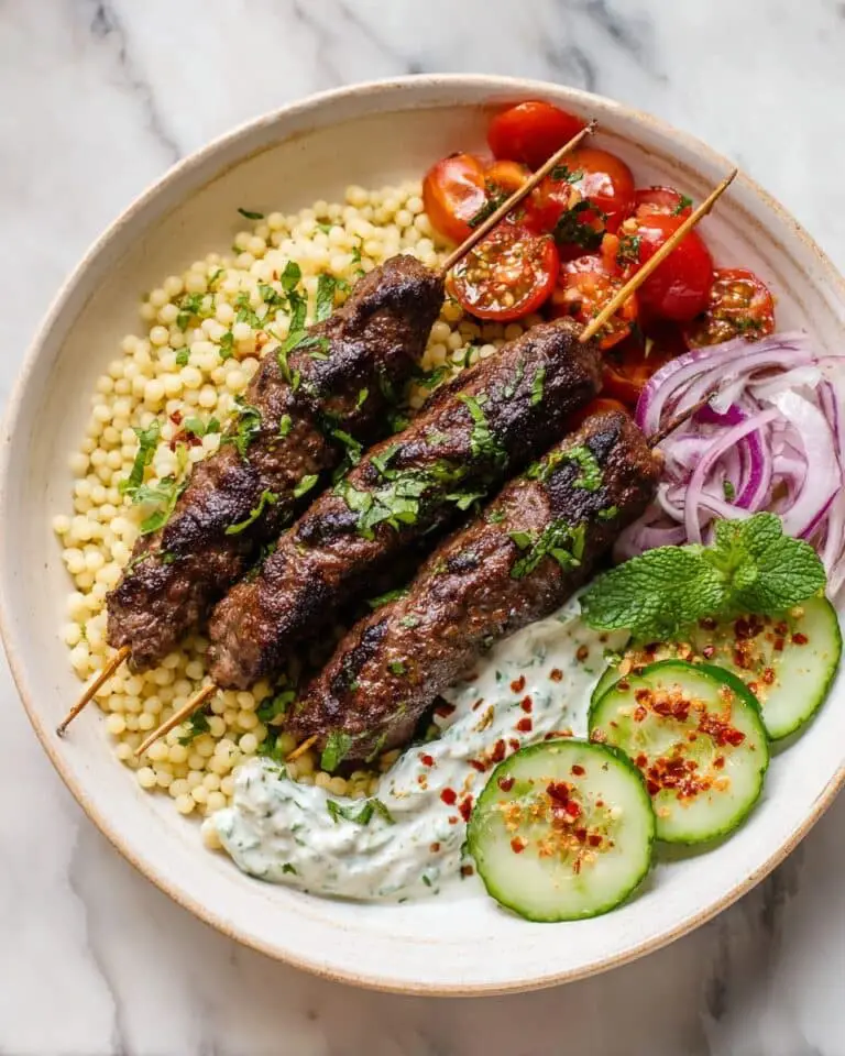 Lebanese Kafta Kabobs (Oven-Baked & Juicy) Recipe