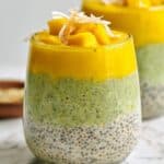 Mango Matcha Chia Pudding Recipe