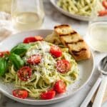 Creamy Avocado Pasta with Cherry Tomatoes Recipe