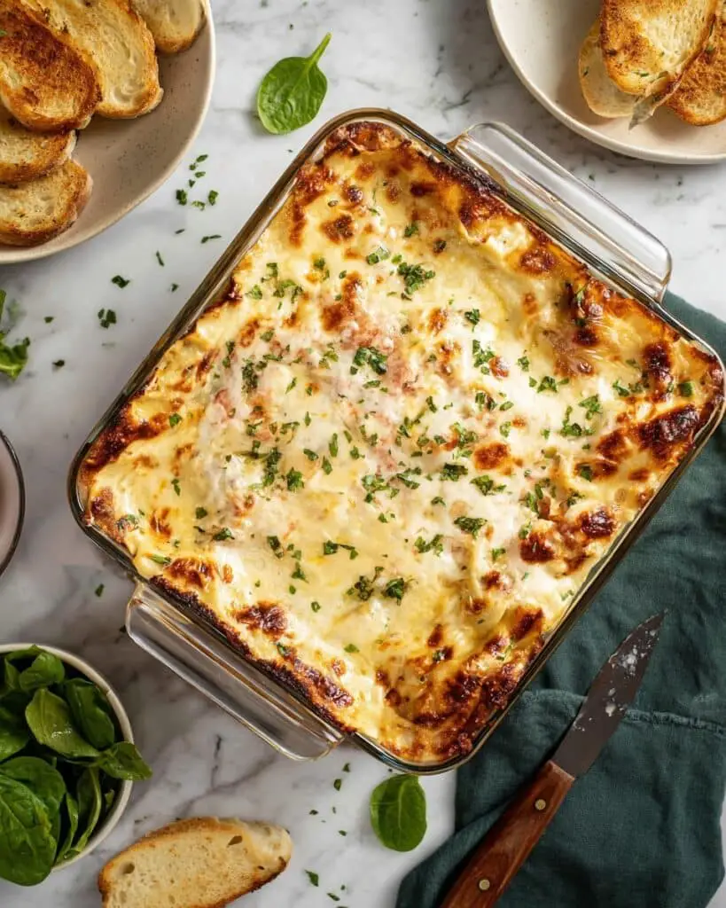 Chicken Tortellini Alfredo Casserole Recipe