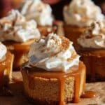Mini Caramel Pumpkin Cheesecakes Recipe