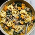 Butternut Squash Sausage and Tortellini Soup Recipe