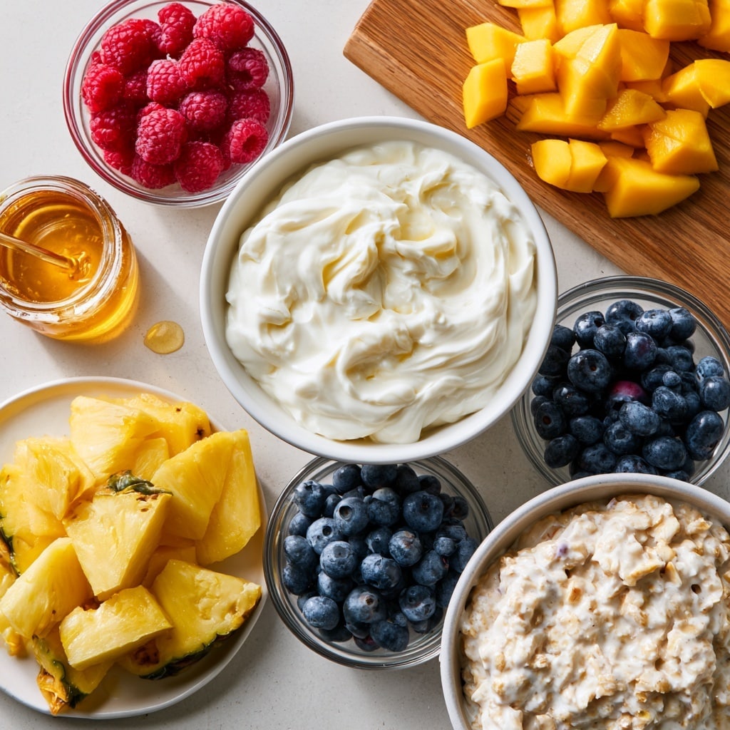 Overnight Oatmeal Fruit Parfaits Recipe - Recipe Image