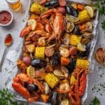 Cajun Seafood Boil Recipe with Spicy Garlic Butter Recipe